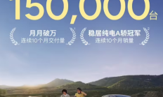 小鹏 MONA M03 累计交付 15 万台